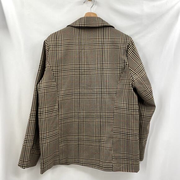 Princess polly Mrs Nancy plaid oversized blazer jacket - Picture 5 of 8